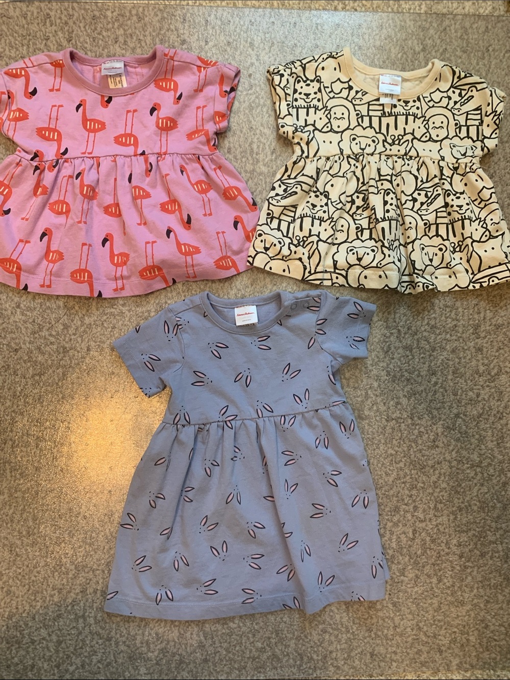 Hanna Andersson high waist tops * 100% cotton* flamingo, zoo, animals, bunnies